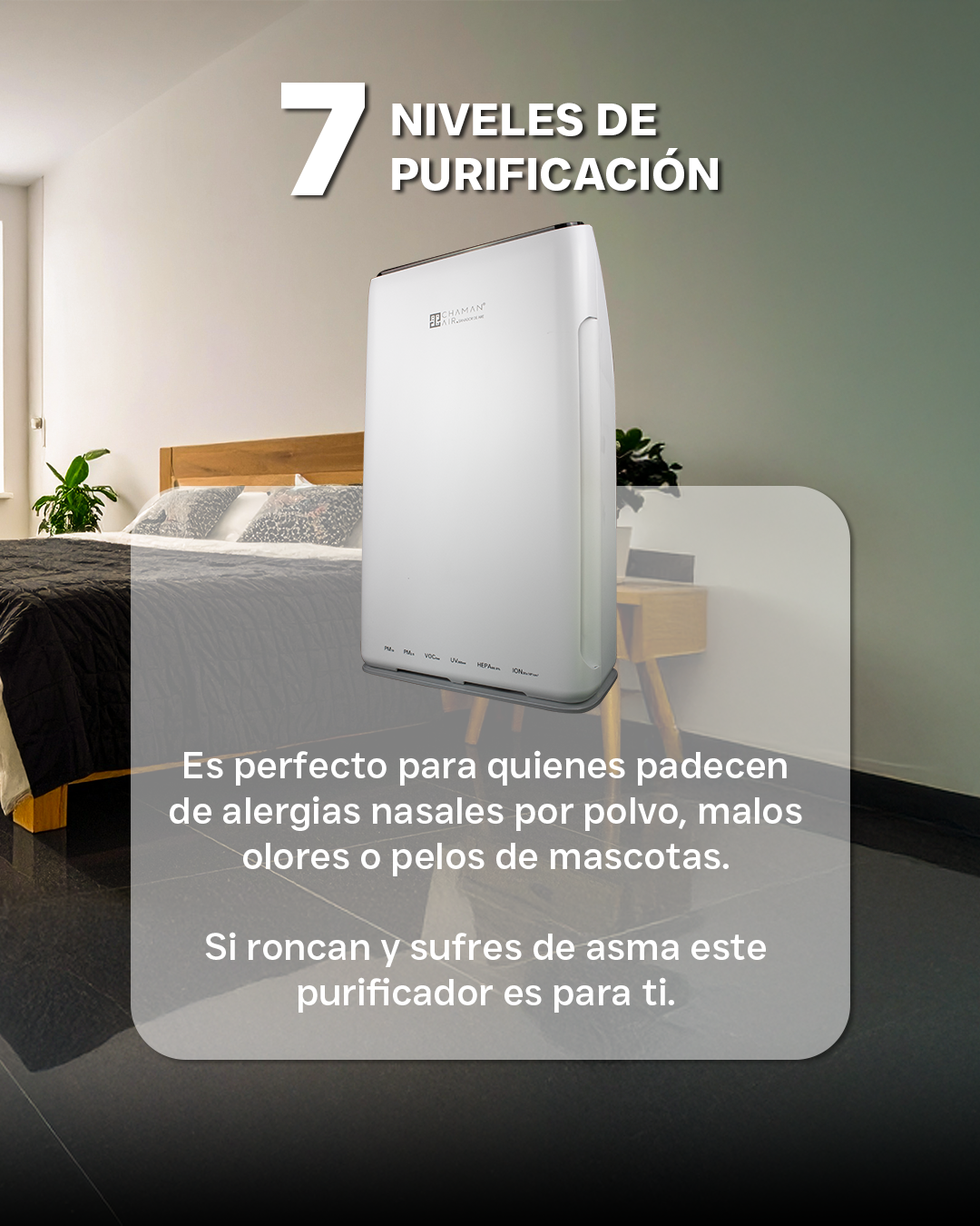 Purificador de Aire CHAMAN